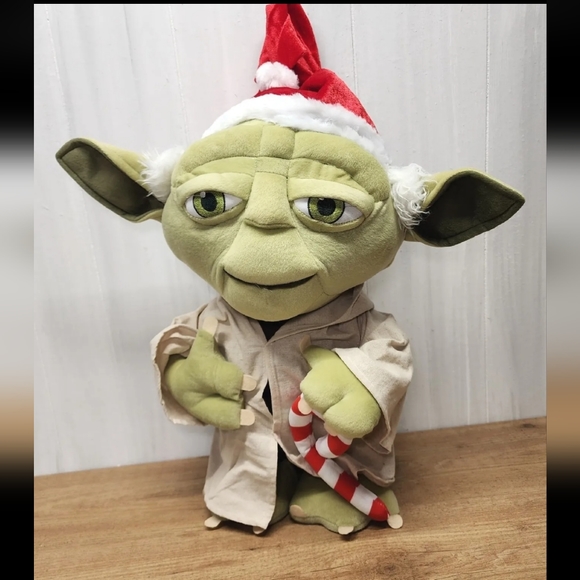 Star Wars Santa YODA  Jedi Master Plush Toy Animal Large 20”Christmas The Force - Picture 1 of 8